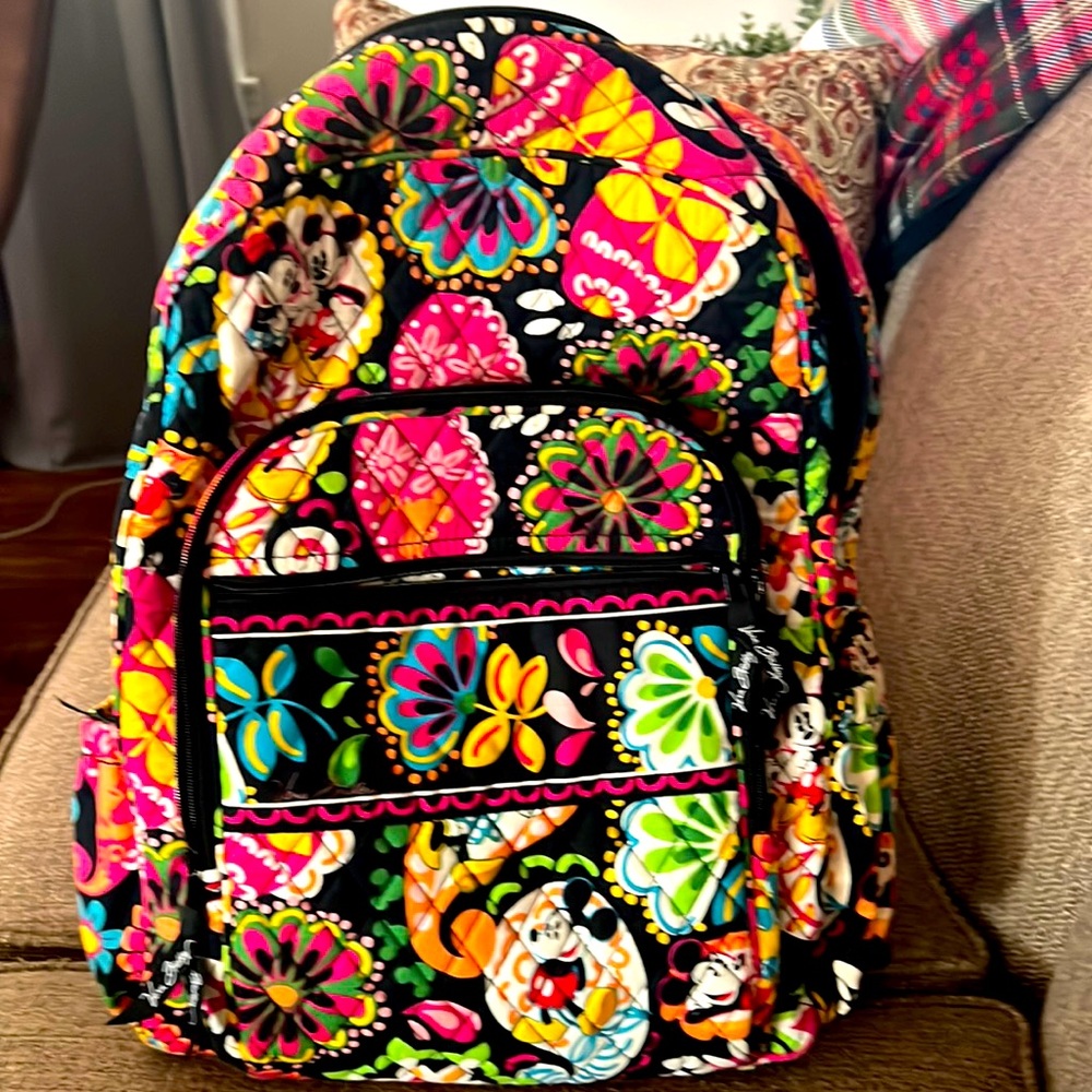 Vera Bradley backpack with Disney characters